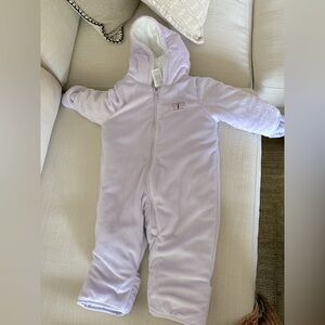Carter’s Plush Snowsuit / Bunting – 6–9 Months – Lavender (NWT)